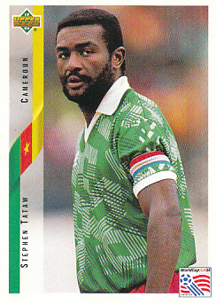 Stepen Tataw Cameroon Upper Deck World Cup 1994 Eng/Ger #191